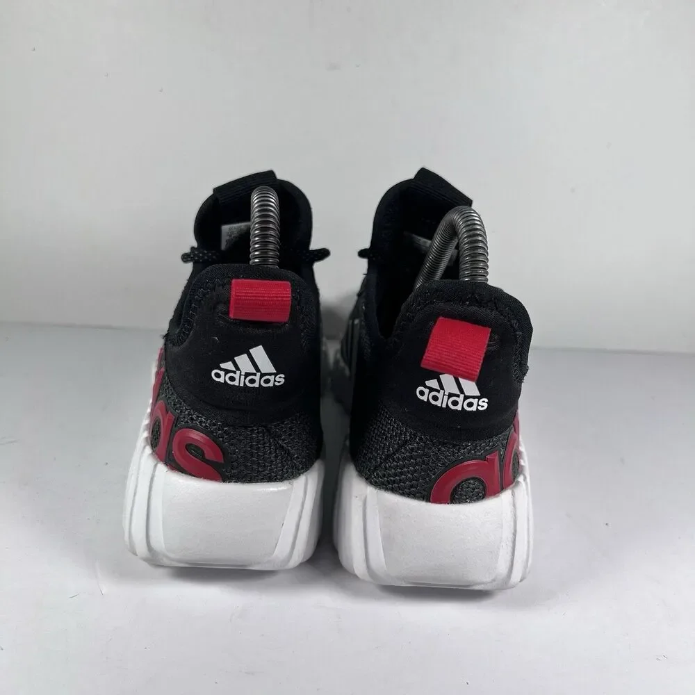 Adidas Kaptir 3.0 Lace Up Back/Red Athletic Shoes Sneakers Youth Size 4 - Picture 4 of 8